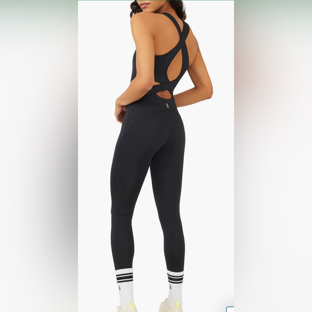 Free people movement back it up jumpsuit small